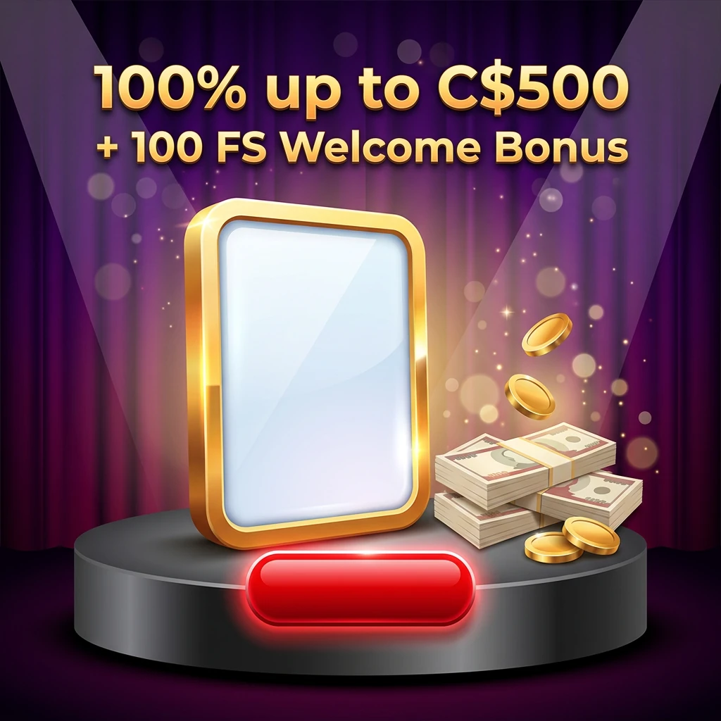 100% up to C$500 + 100 FS Welcome Bonus